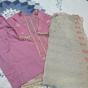 New 3 piece Laxauary Lawn Salwarkameez xl